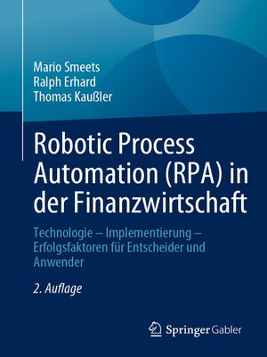cover image of Robotic Process Automation (RPA) in der Finanzwirtschaft